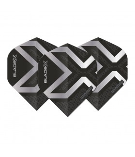 Plumas Winmau Blade X Negro/ Plata