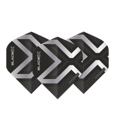 Plumas Winmau Blade X Negro/ Plata