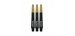 Winmau Vecta Black/Gold Short Shafts