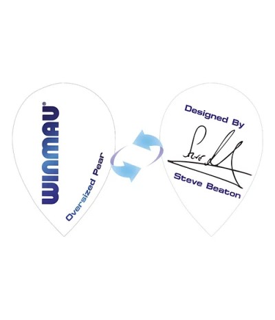 Winmau Mega Standard Flights White