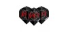 Voadores Winmau Rock Dart Slayer Black Eagle