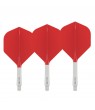 Plumas RedDragon NitroFlite Medianas nº2 Blanco/Rojo