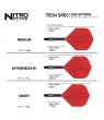RedDragon NitroFlite Medium Standard Nº2 White/Red