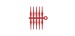 Fit Point Plus 2.0 Cortas Rojo