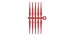 Fit Point Plus 2.0 Larga Rojo
