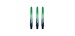 Shot Darts Eagle Claw Inbetween Green/Black Shafts