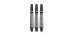 Shot Darts Koi Carbon Pakati Medium Black/White