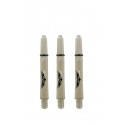 Cañas Shot Eagle Claw Intermedias Negro Transparente