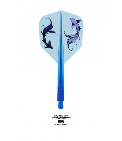 Plumas Condor AXE Shape Goldfish Azul S