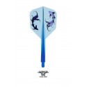 Plumas Condor AXE Shape Goldfish Azul S