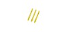 Harrows Supergrip Midi Yellow Shafts