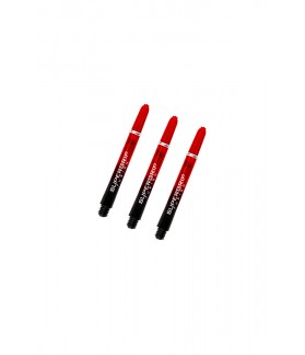 Cañas Harrows Supergrip Fusion Cortas Negro/Rojo