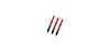 Harrows Supergrip Fusion Short Shafts Black/Red