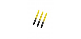 Harrows Supergrip Fusion Midi Shafts Black/Yellow