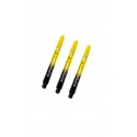 Harrows Supergrip Fusion Midi Shafts Black/Yellow