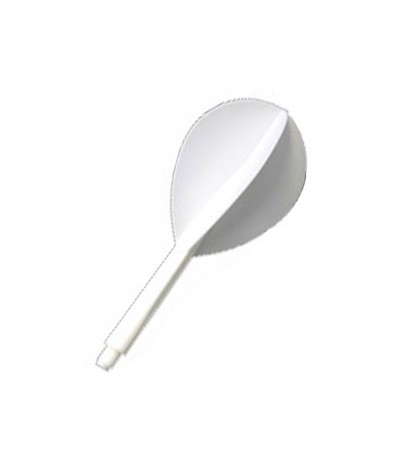 Plumas Condor Oval White S