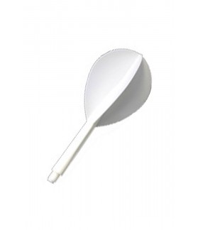 Plumas Condor Oval White S
