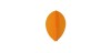 Plumas Fit Flight Oval Naranja 3 uds