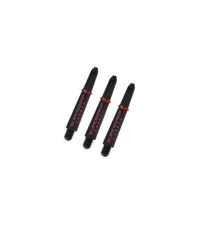 Hastes Harrows Supergrip Carbon Curtas Vermelho