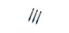 L-Shaft Two Tone 190 Shafts Blue