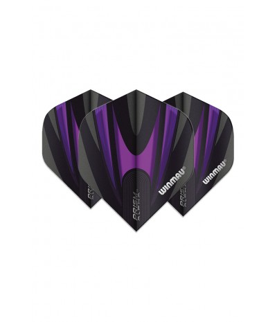 Winmau Prism Alpha Standard Flights Black/Purple