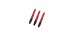 Winmau Prism Force Short Shafts Red