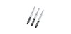 Winmau Prism Force Medium Shafts Clear