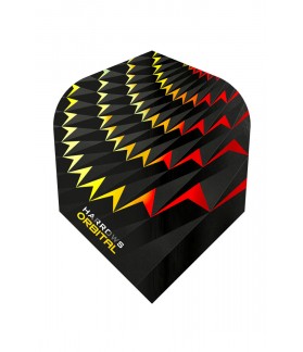 Plumas Harrows Orbital Amarillo/Rojo