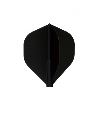 Plumas Fit Flight Standard D-Negro 3 uds