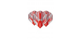 Plumas Winmau Prism Alpha Standard Rojo/Blanco