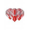 Plumas Winmau Prism Alpha Standard Rojo/Blanco