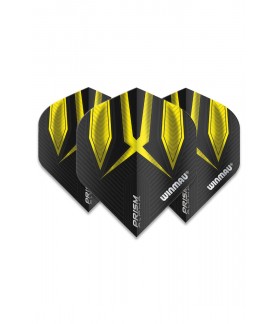 Winmau Prism Alpha Standard Flights Yellow/Black