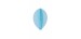 Fit Flight Oval Flights Blue 3 uds