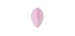 Plumas Fit Flight Oval Rosa 3 uds