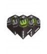 Plumas Winmau Rhino Negro/Gris/Verde