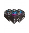 Plumas Winmau Rhino Negro/Gris/Azul