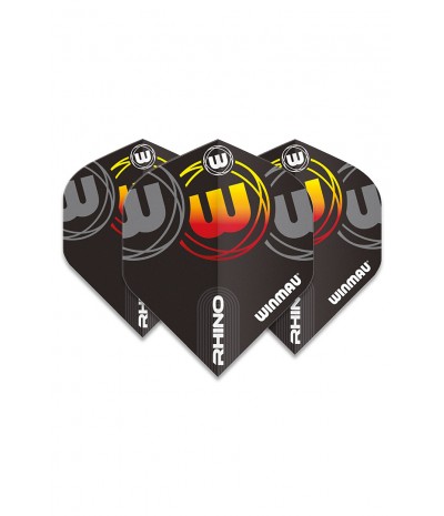 Voadores Winmau Rhino Preto/Cinza/Laranja