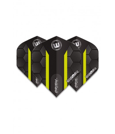 Plumas Winmau Alpha Hexagon Negro/Verde