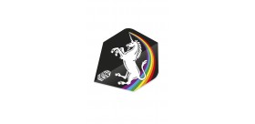 Plumas Unicorn Ultrafly Rainbow Standard Negro