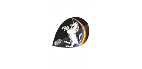Plumas Unicorn Ultrafly Rainbow Oval Negro