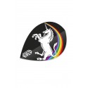 Plumas Unicorn Ultrafly Rainbow Oval Negro
