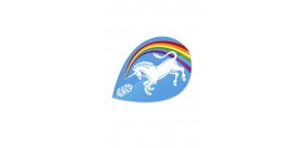 Plumas Unicorn Ultrafly Rainbow Oval Azul