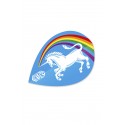 Unicorn Ultrafly Rainbow Oval Blue Flights
