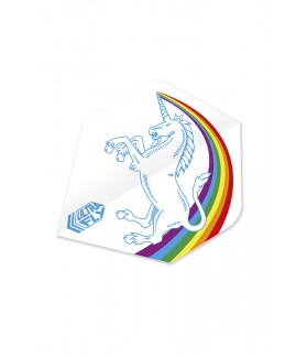 Plumas Unicorn Ultrafly Rainbow Standard Blanco