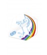 Unicorn Ultrafly Rainbow Standard White Flights