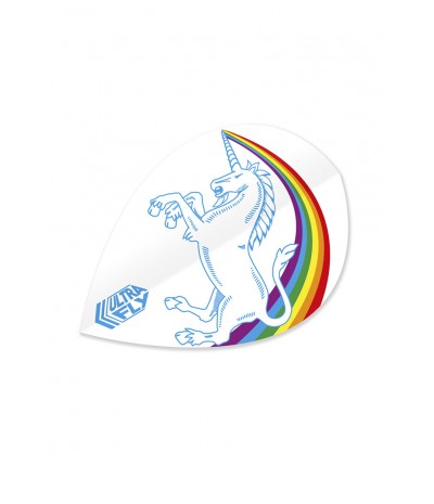 Voadores Unicorn Ultrafly Rainbow Oval Branco