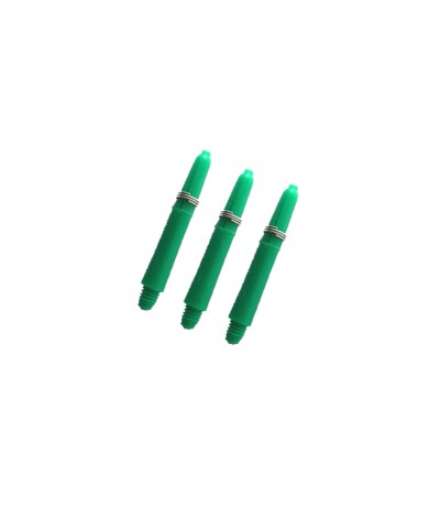 Nylon Short Green Shafts 34mm