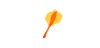 Winmau Fusion Intermediate Flights Orange