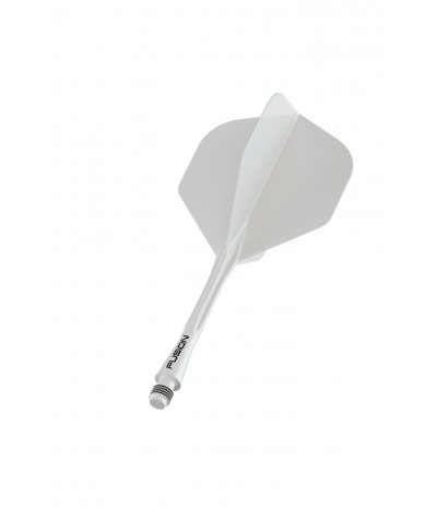 Plumas Winmau Fusion Medianas Blanco
