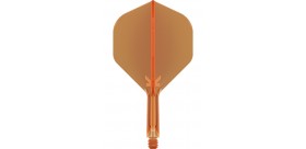 Plumas Target K Flex Neon Cortas Naranja N2